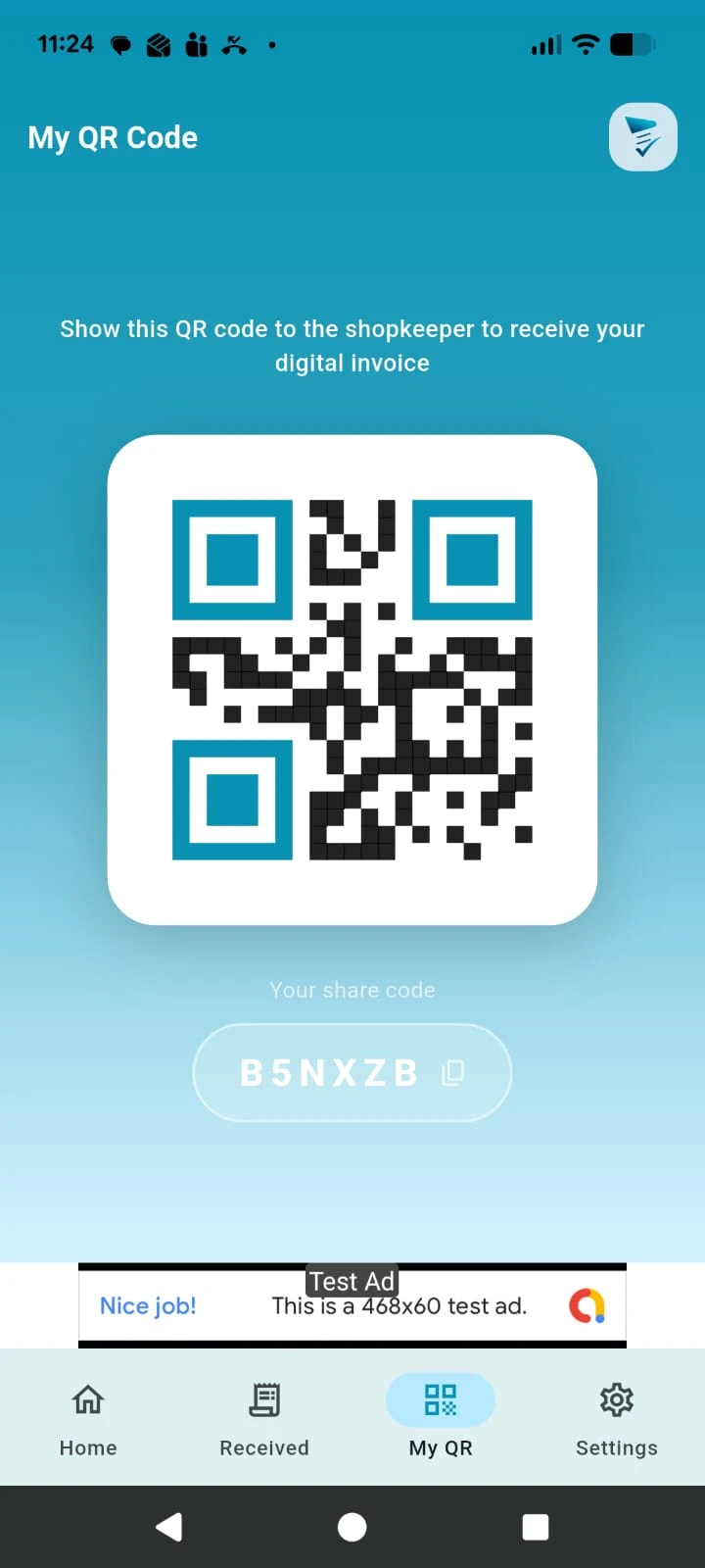 Unique share code